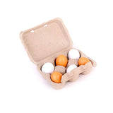 [11days Promotion] Wooden Egg Playset Pretend Play (6 Pcs)