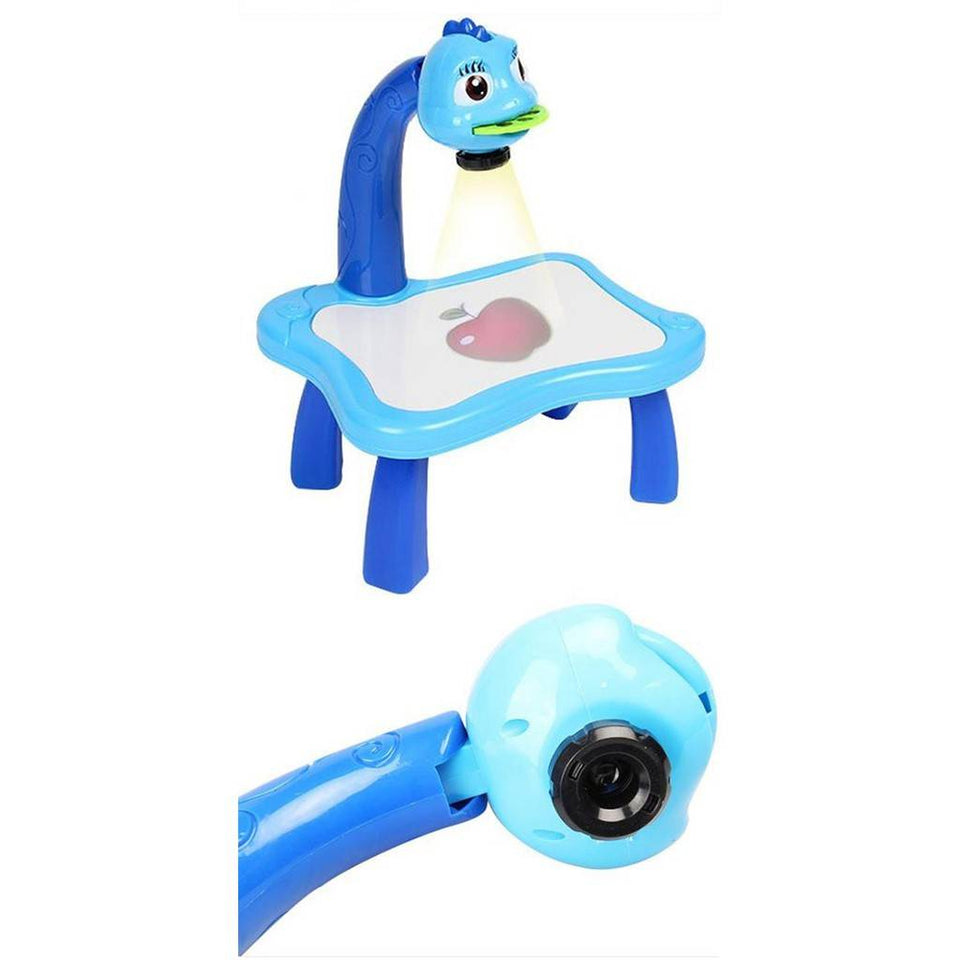 [Ready Stock]Kids Drawing Painting Projector Table Toy with Light