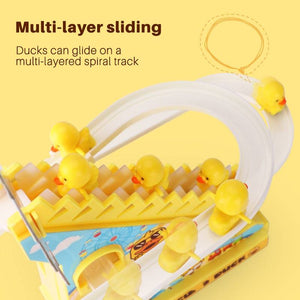 [Ready Stock] Duck Dinosaur Climbing Stairs Stair Race Track Toys