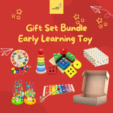 [Ready Stock] 5 in 1 Bundle Gift Set Early Learning Educationl Toy (Paper wrapping + Box+ Gift Card)