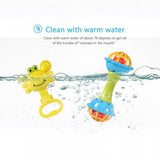 [11days Promotion] 6pcs Soft Rubber Baby Rattle Toys Playset