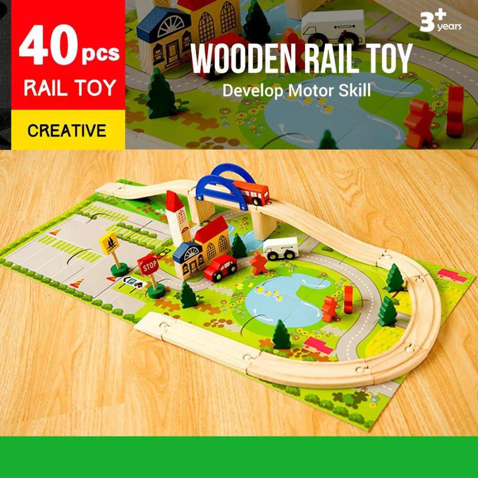 Wooden Railway Toy