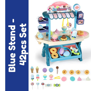 [Ready Stock] Ice Cream Candy Cart Kitchen Playset Kids