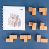 [Ready Stock] Wooden Cube 3D Stack