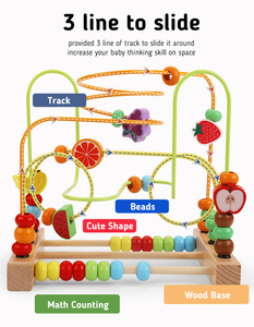[Ready Stock]Animal Fruit Around Beads Wire Maze