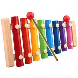 11.11 Sales 8 Notes Musical Xylophone Piano Wooden Instrument Educational Baby Child Toy - Arieltoystore