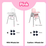 [Ready Stock] 3 in 1 Baby Chair Kids Safety Dining Feeding High Chair Booster Seat