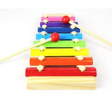 【Online Exclusive Sales】 8 Notes Musical Xylophone Piano Wooden Instrument Educational Baby Child Toy