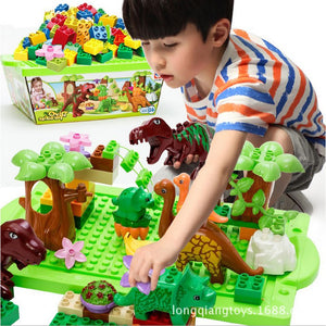[Online Exclusive Sales] 40 Pcs Dino Paradise Dinosaur Blocks Set Kids