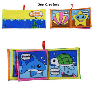 [Ready Stock] New! 6 in 1 Educational Soft Cloth Book for kids