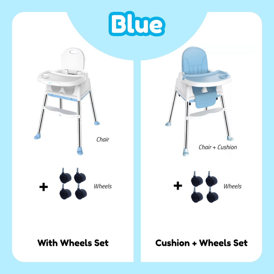 [Ready Stock] 3 in 1 Baby Chair Kids Safety Dining Feeding High Chair Booster Seat