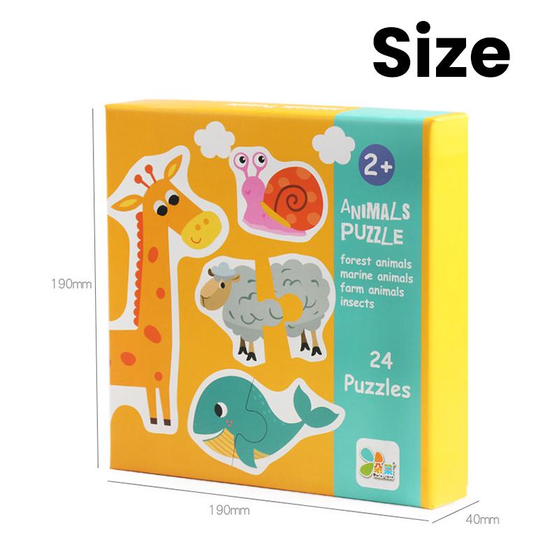 [Ready Stock]Animals Puzzle for Kids Educational Toy