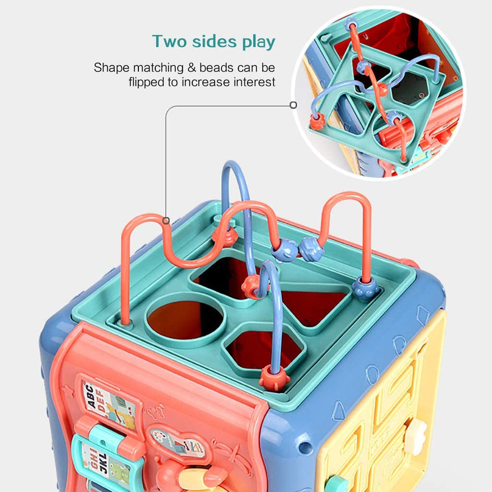 [Ready Stock]6 in 1 Baby Activity Cube for Newborn