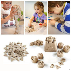 [Ready Stock]2kg Dynamic Eco Sand Castle with 49Pcs Accessories
