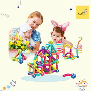 [Ready Stock] Magnet 3D Geometry Puzzle Building Blocks Toy
