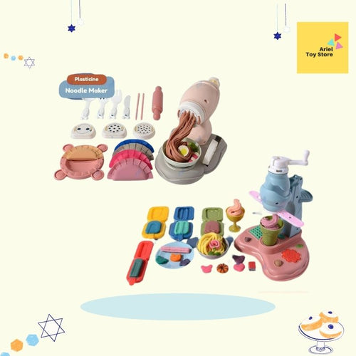 [Ready Stock]  Ice Cream Noodle Maker Plasticine Toy