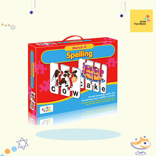 [Ready Stock] Puzzle Spelling Game Kids Educational Toy