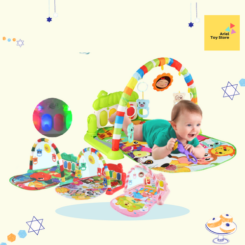 [Ready stock] Baby Kick Play Playmat Playgym Piano Newborn Toy Music