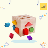 [Ready Stock] Shape Sorting Wooden Toy