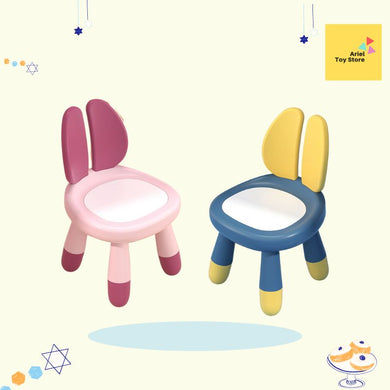 [Ready Stock] Children Kids Chair Backrest Stool Anti-slip