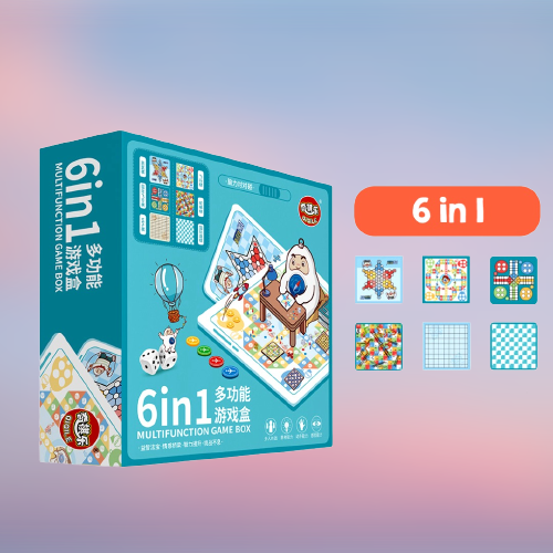 [Best Selling]6 in 1 Family Board Game