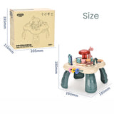 [Online Exclusive Sales]Mini Musical Table Activity Sound Music Drum Early Learning 18cm