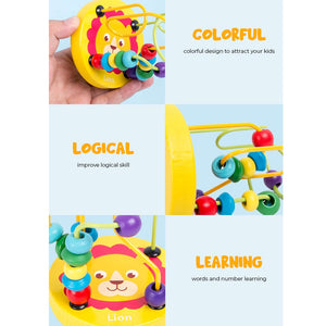 [Ready Stock]Mini Beads Wire Maze Educational Toy